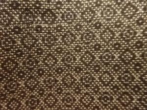 アンティーク 菱模様織出し本場泥大島紬着物